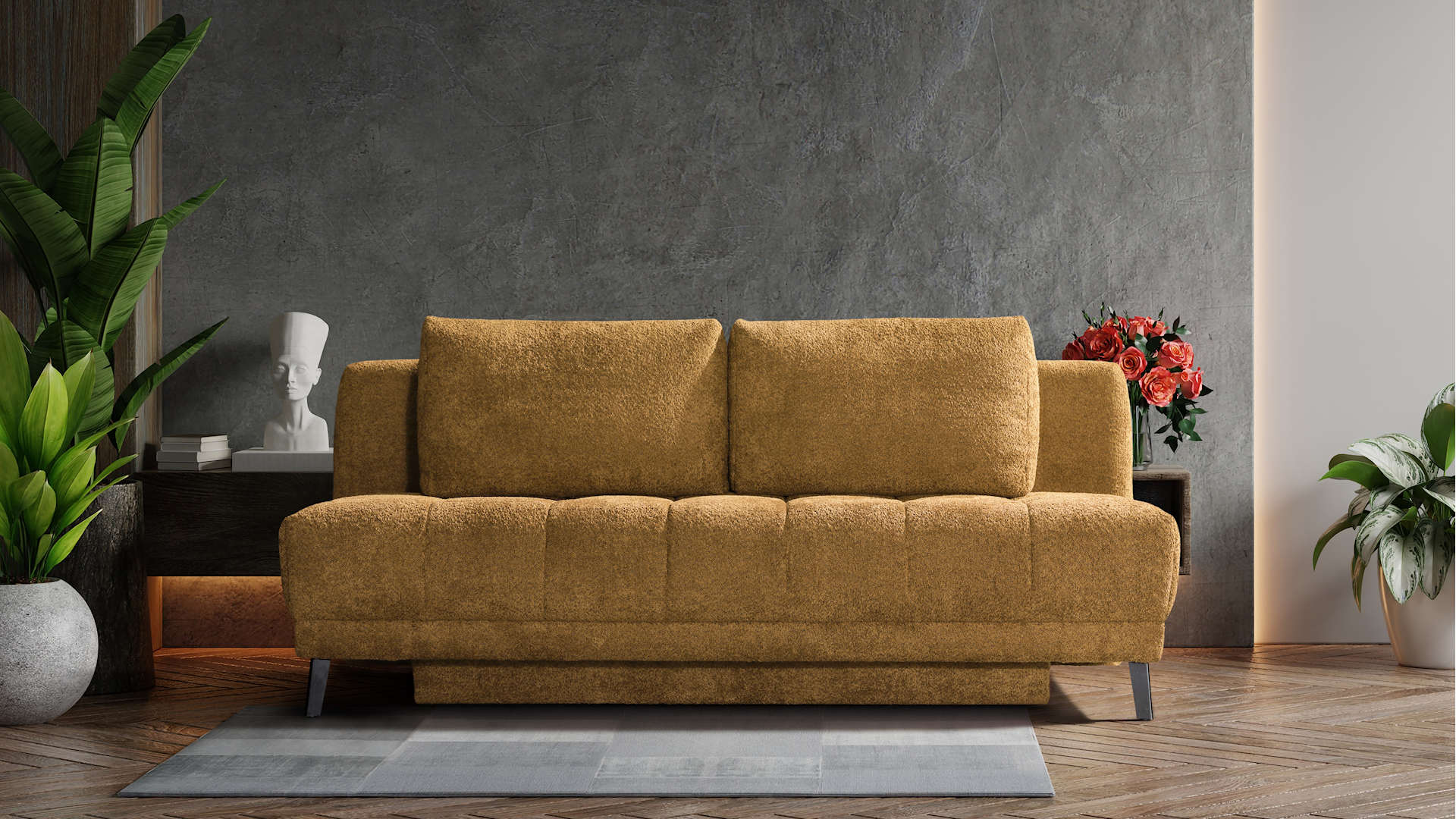 Schlafsofa Z20524 - Stoffbezug, Boxspring