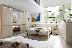 Schlafzimmer Z20761-1 - Holz mit Lack kombiniert