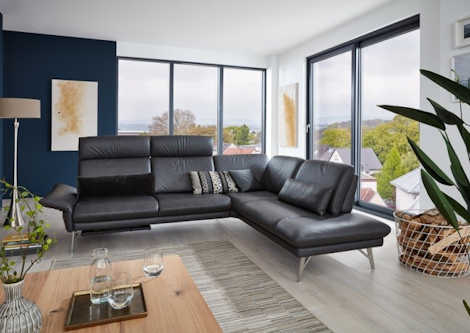 Ledersofa Z21960 - aktuelles Design