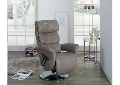 Fernseh- und Relaxsessel Z21972 - Leder, "XS"-ExtraSmall, Holzteller,  verstellbar