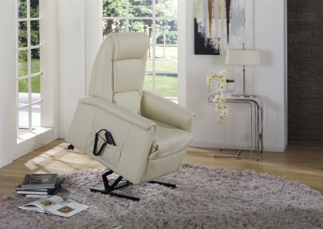 Fernseh- und Relaxsessel  Z21984-1 - Leder, Maxi, mit Aufstehhilfe