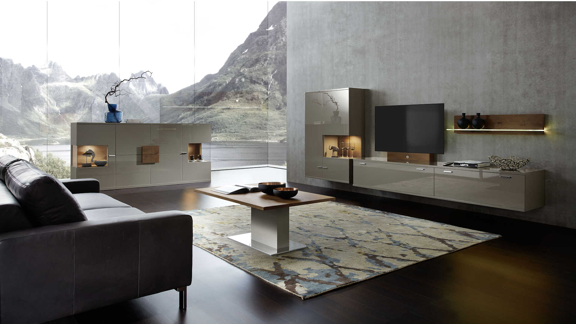 Wohnwand Z21942 - Lack in seiner schönsten Form