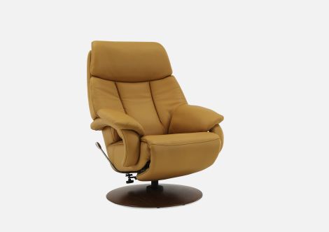 Fernseh- und Relaxsessel Z22214 - Leder, verstellbar, medium