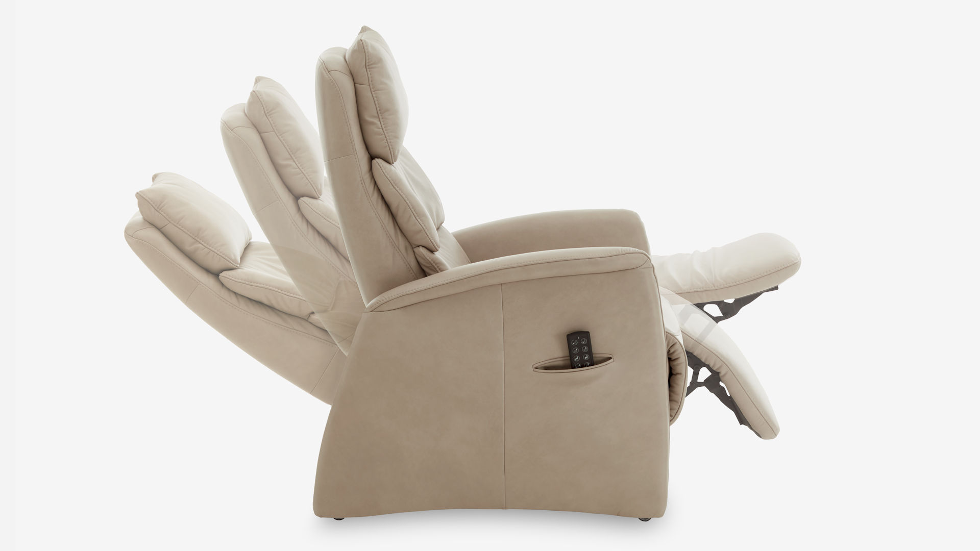 Fernseh- und Relaxsesel Z22210-1 - Leder, mit Aufstehhilfe