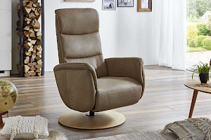 Sessel Z22186 - Lederbezug, verstellbar