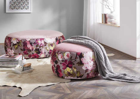 Rundhocker Stoff Z22253