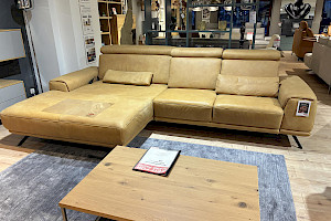 Polstergarnitur PIA in schönem Naturleder