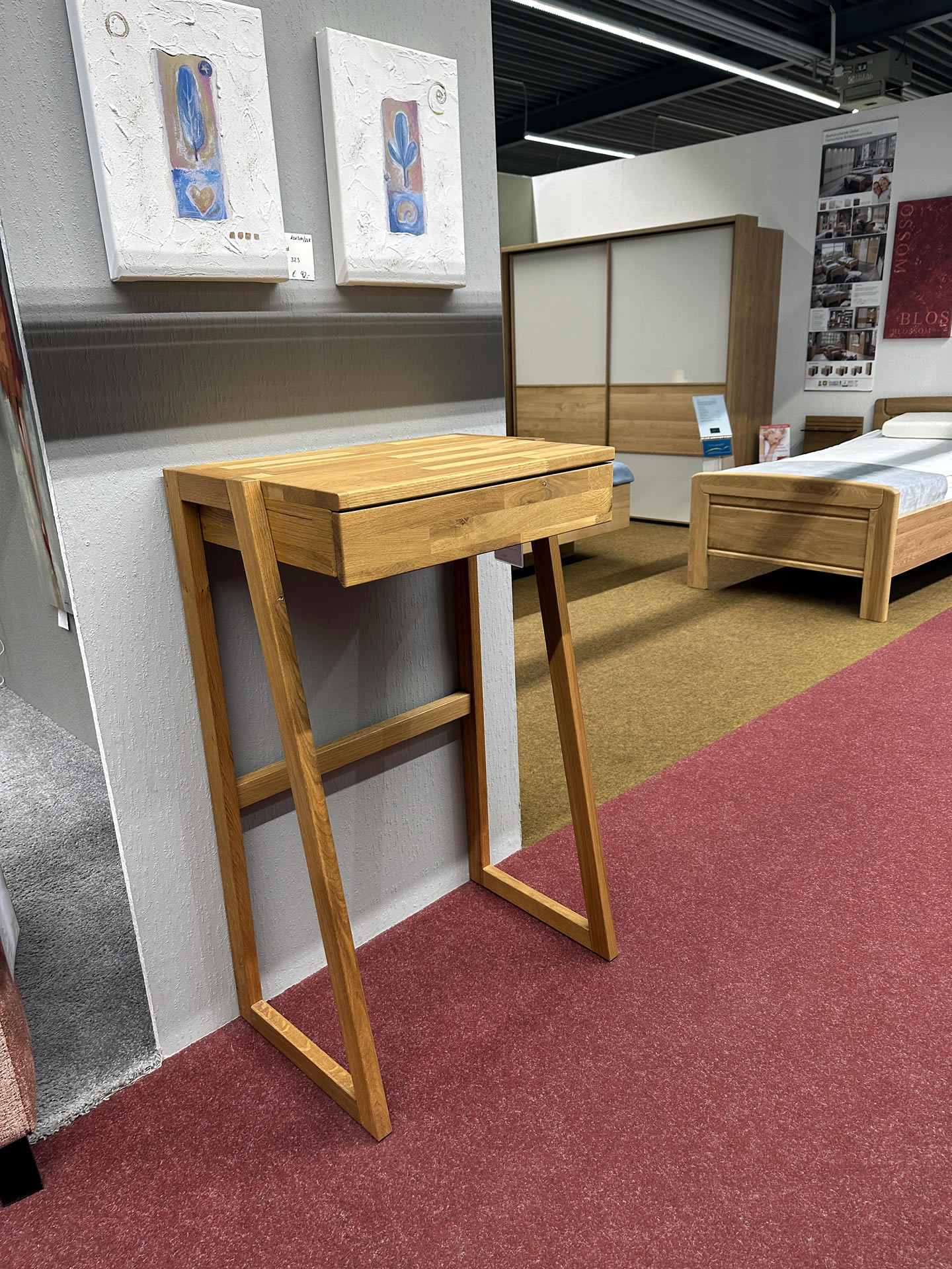 Stehpult, Wildeiche massiv geölt