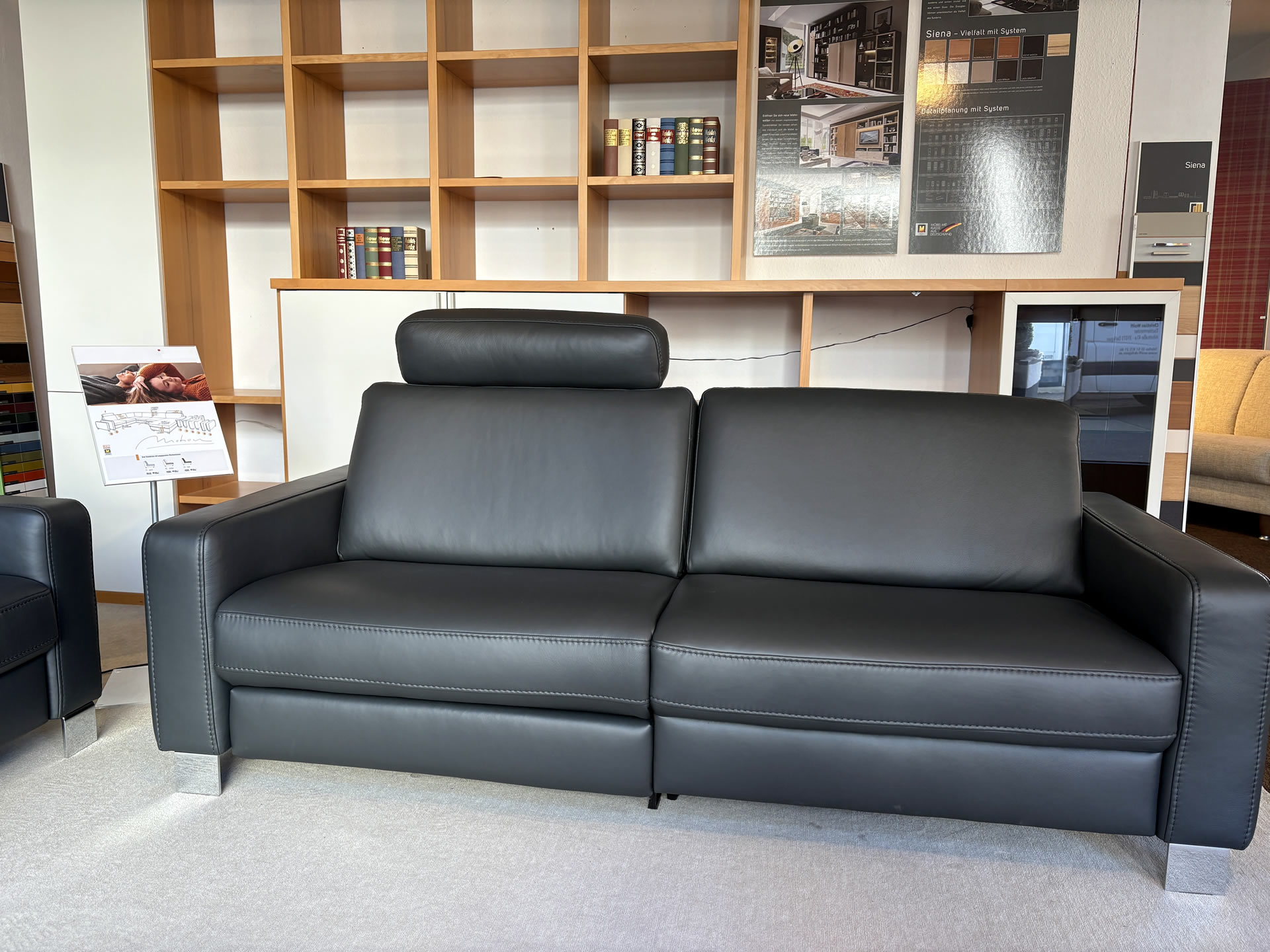 Hochwertige Ledergarnitur