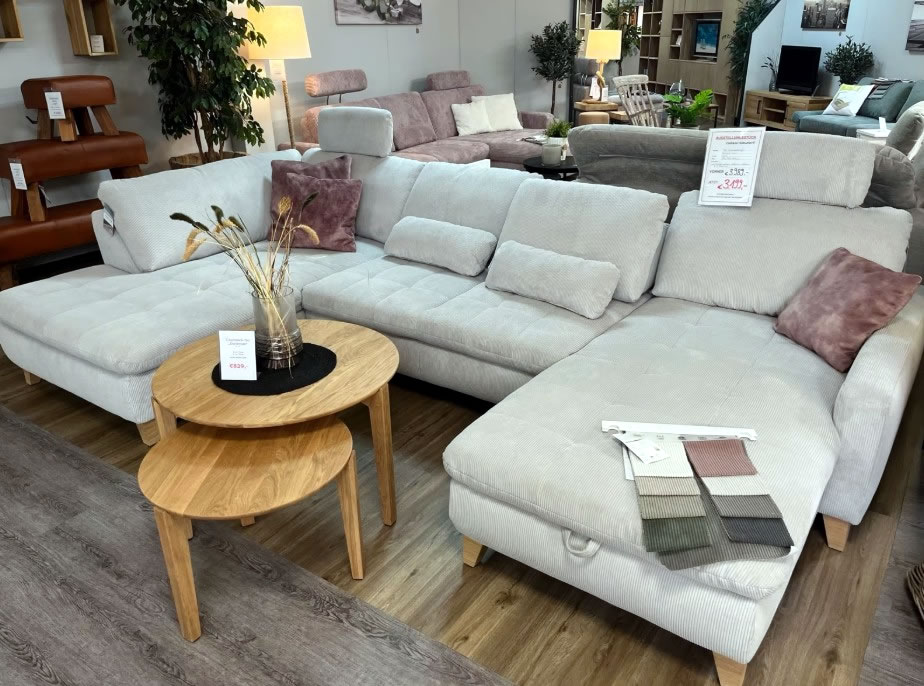 Wohnlandschaft Scandi-Design Feincord, Cord