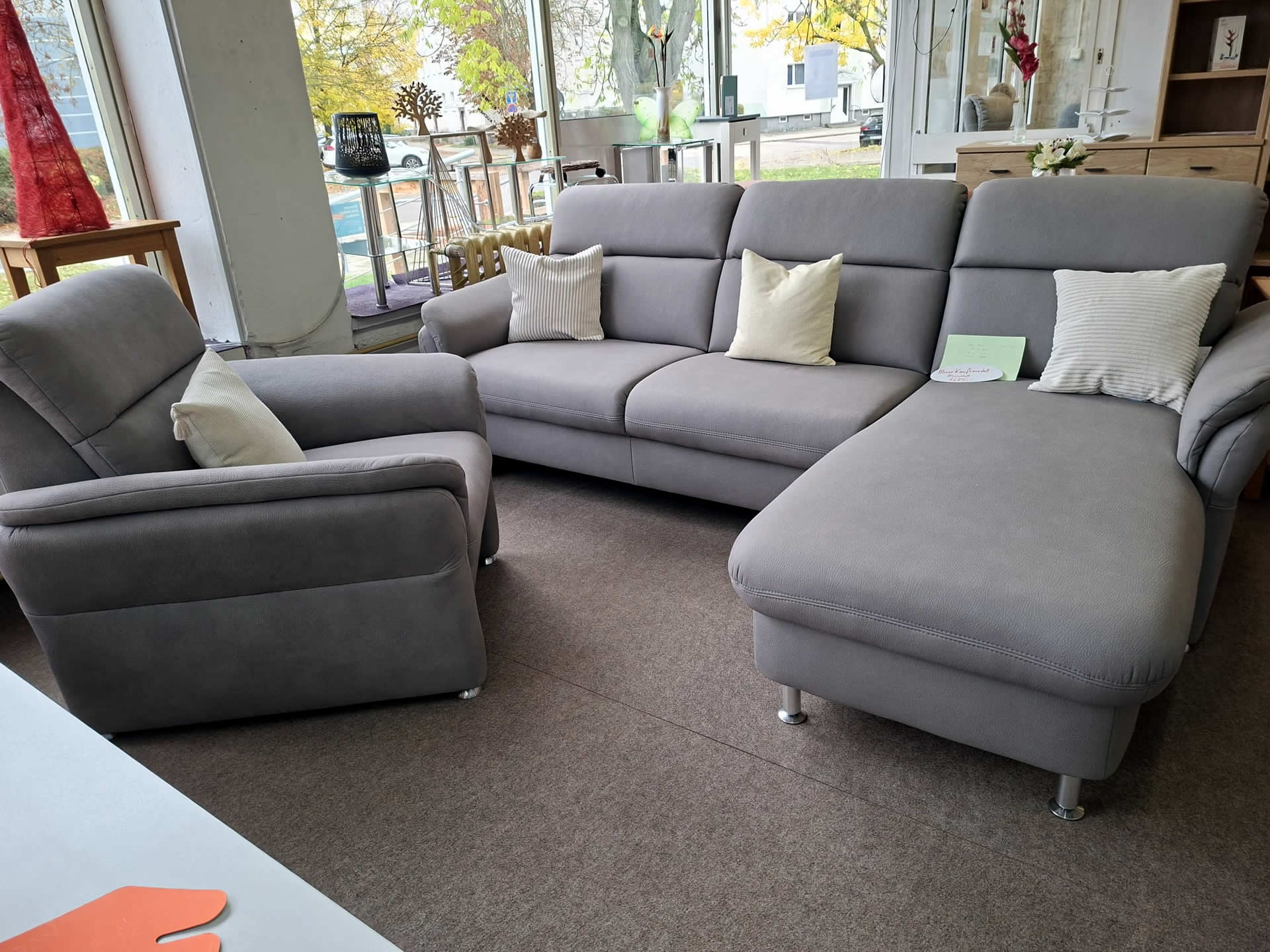 Ecksofa mit Sessel DAVOS